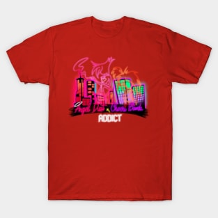 Addict MV Neon Lights T-Shirt